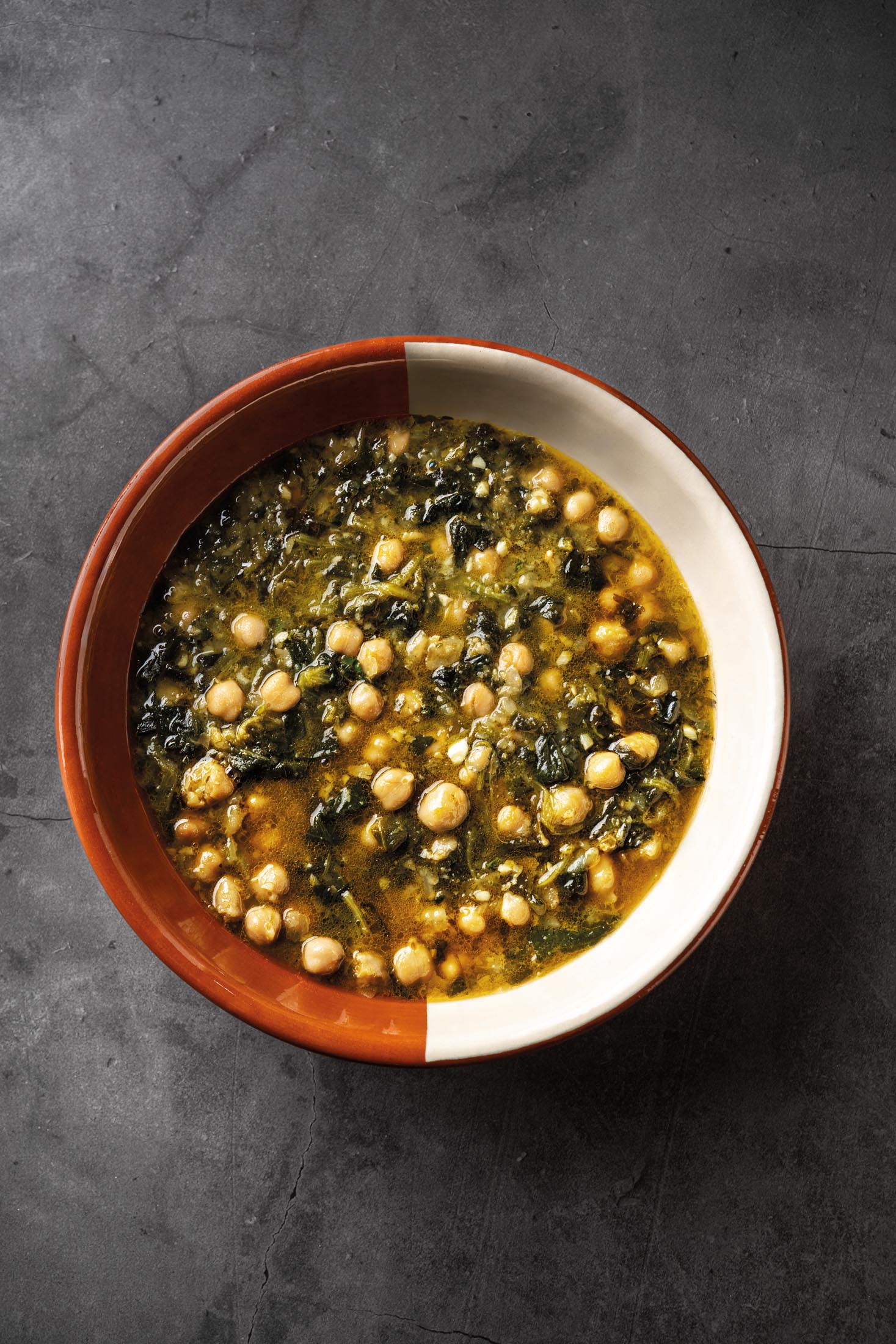 Sopa de Grão com Espinafres